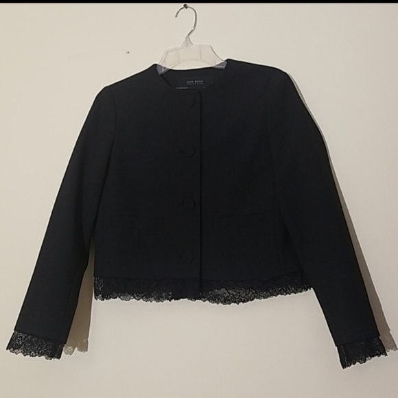 Zara Jackets & Blazers - Zara Basic Collection Black Crop Blazer Size M